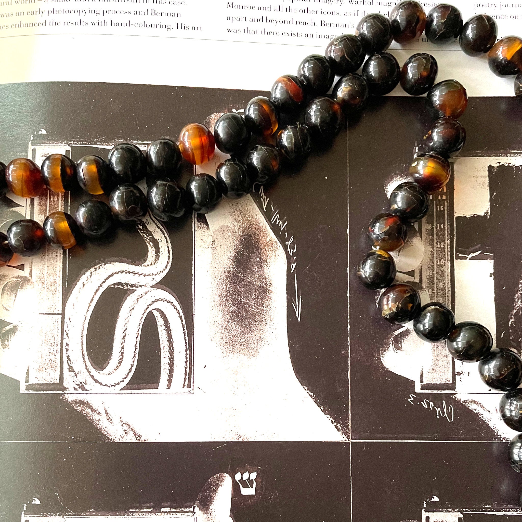 Honey, Honey Antique Tortoiseshell Necklace