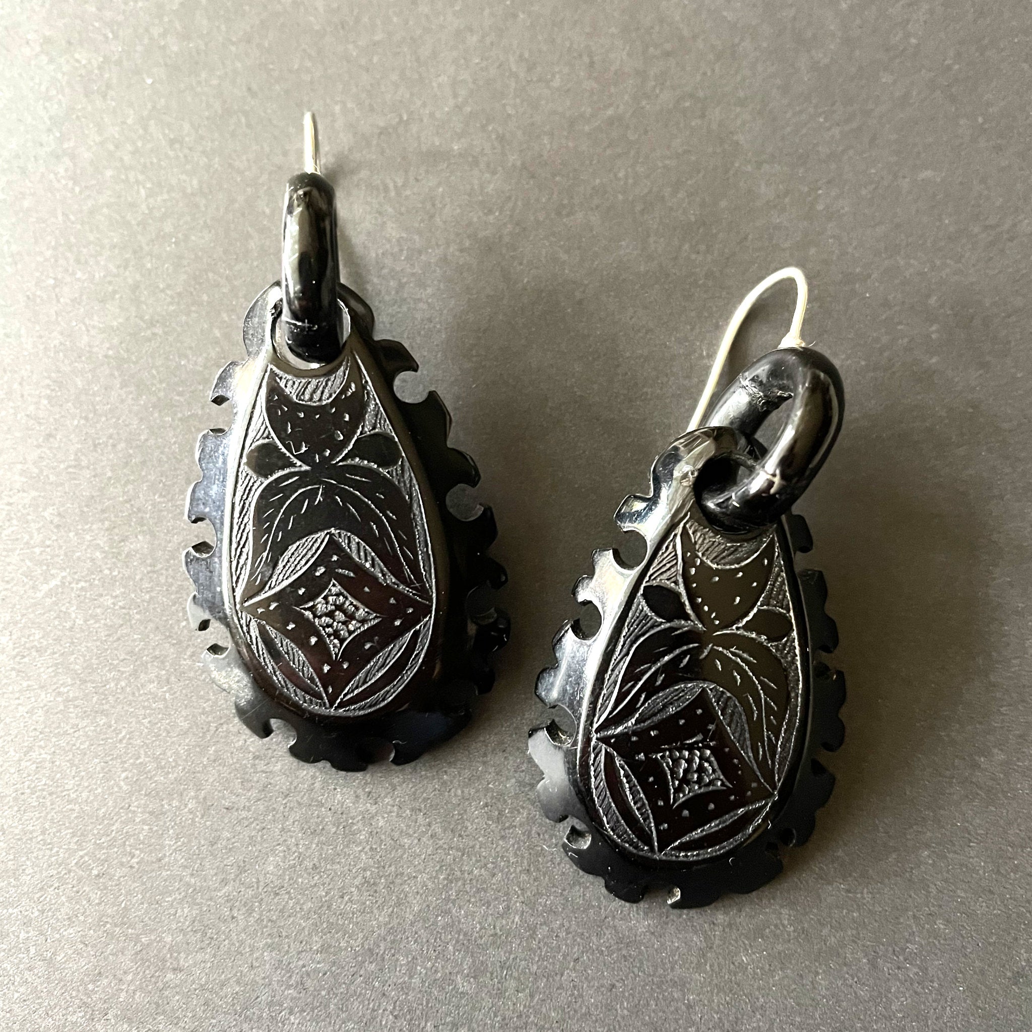 Whitby Jet earrings