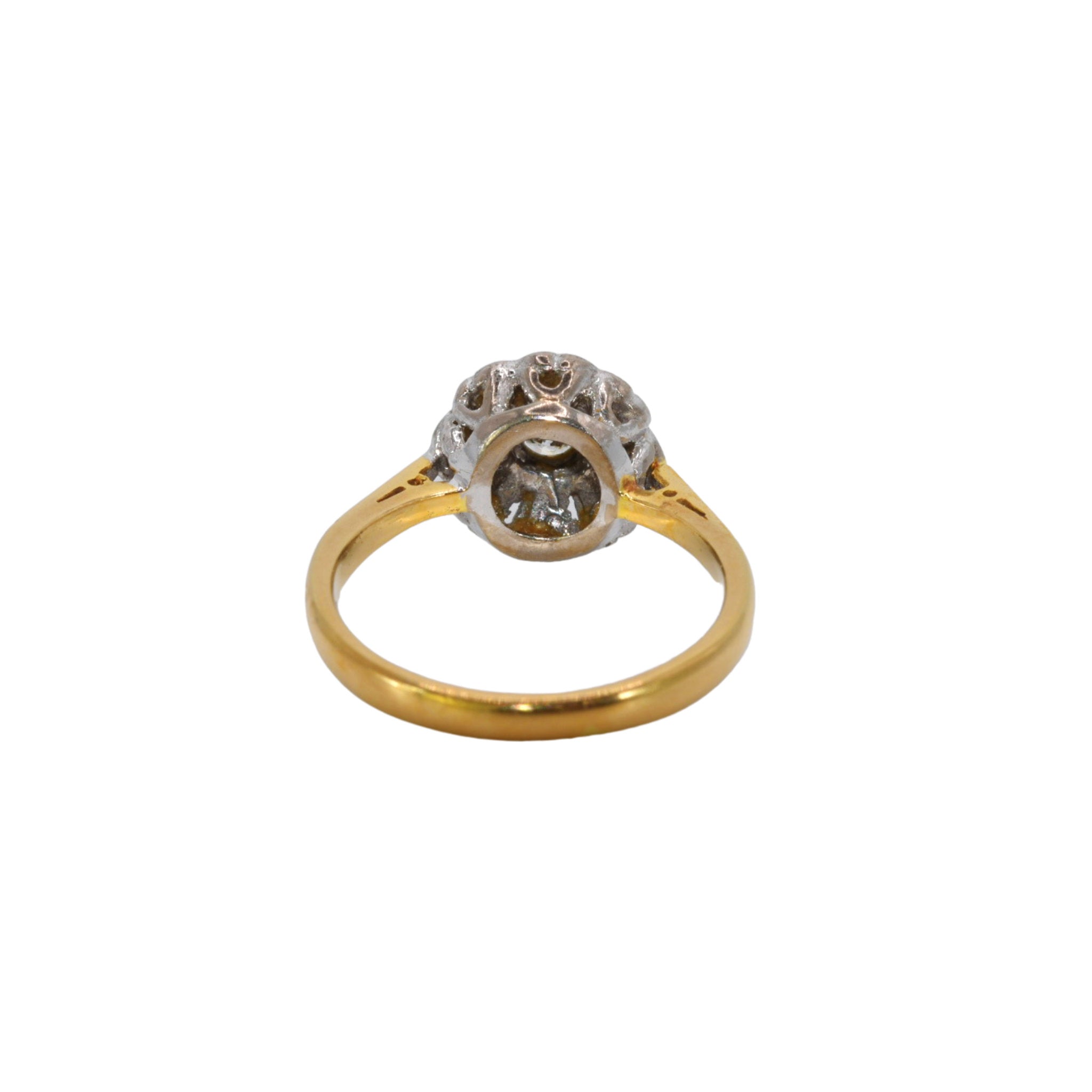 Daisy Jane Antique Diamond Cluster Ring