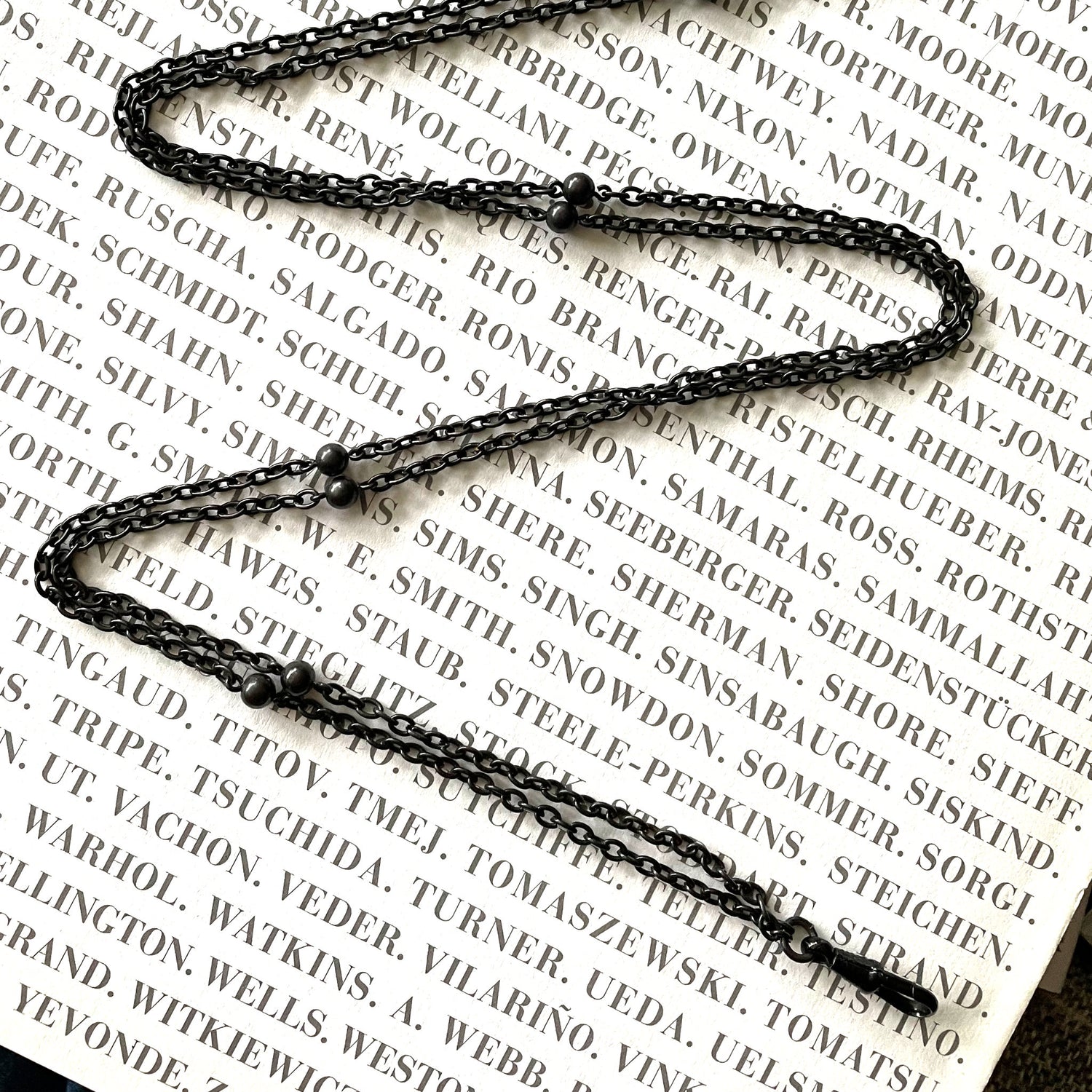 Paradise City Victorian Gunmetal Guard Chain
