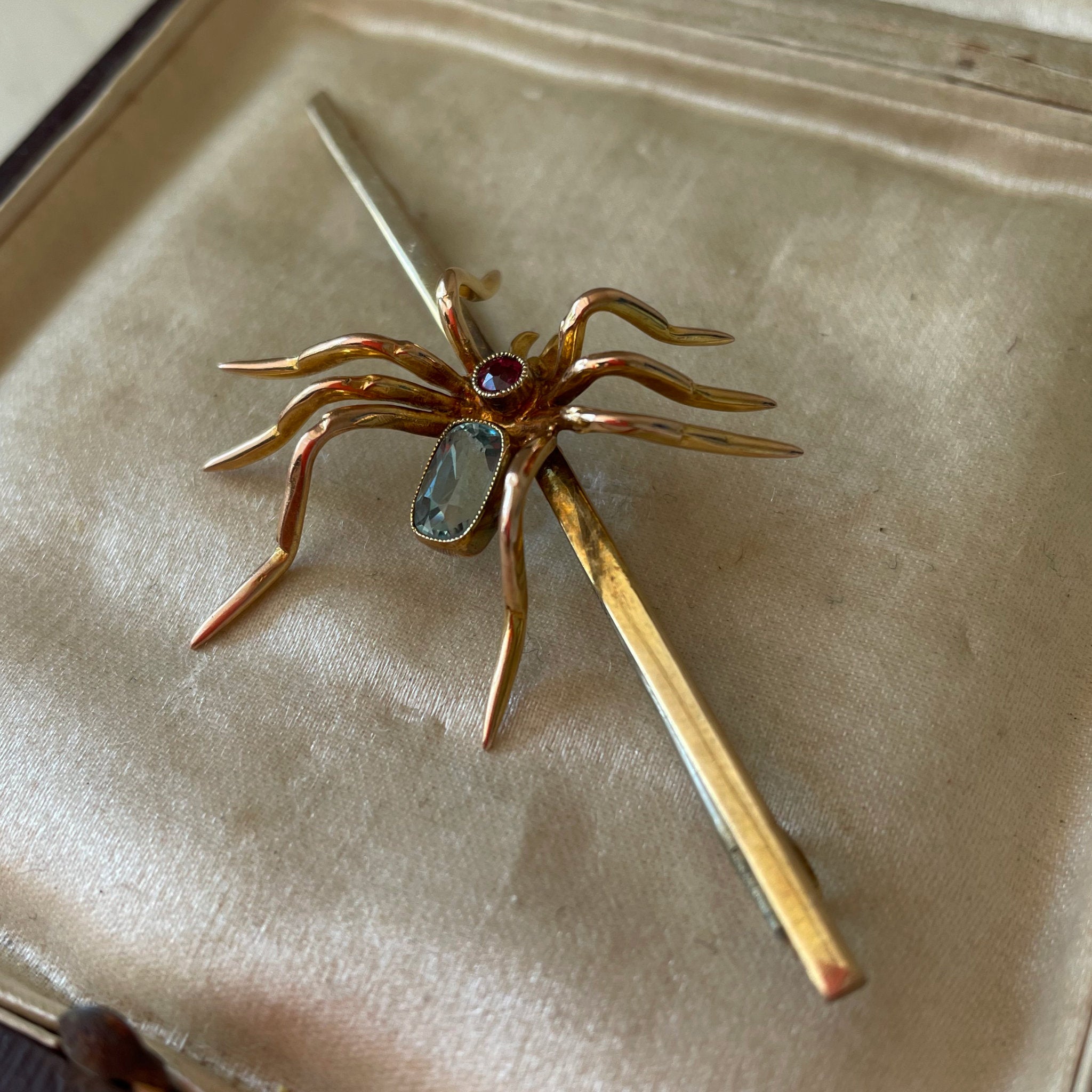 Mysterious Ways Victorian Spider Brooch