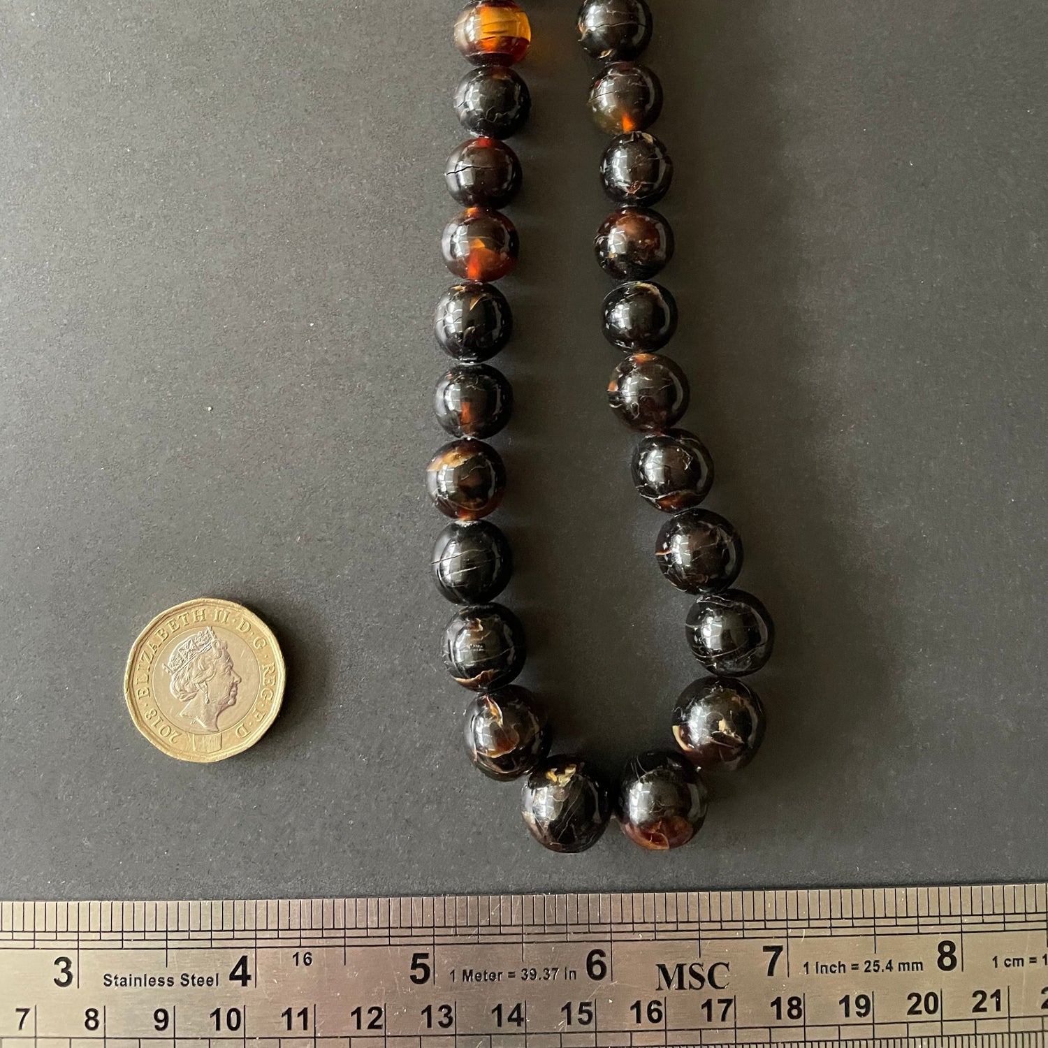 Honey, Honey Antique Tortoiseshell Necklace
