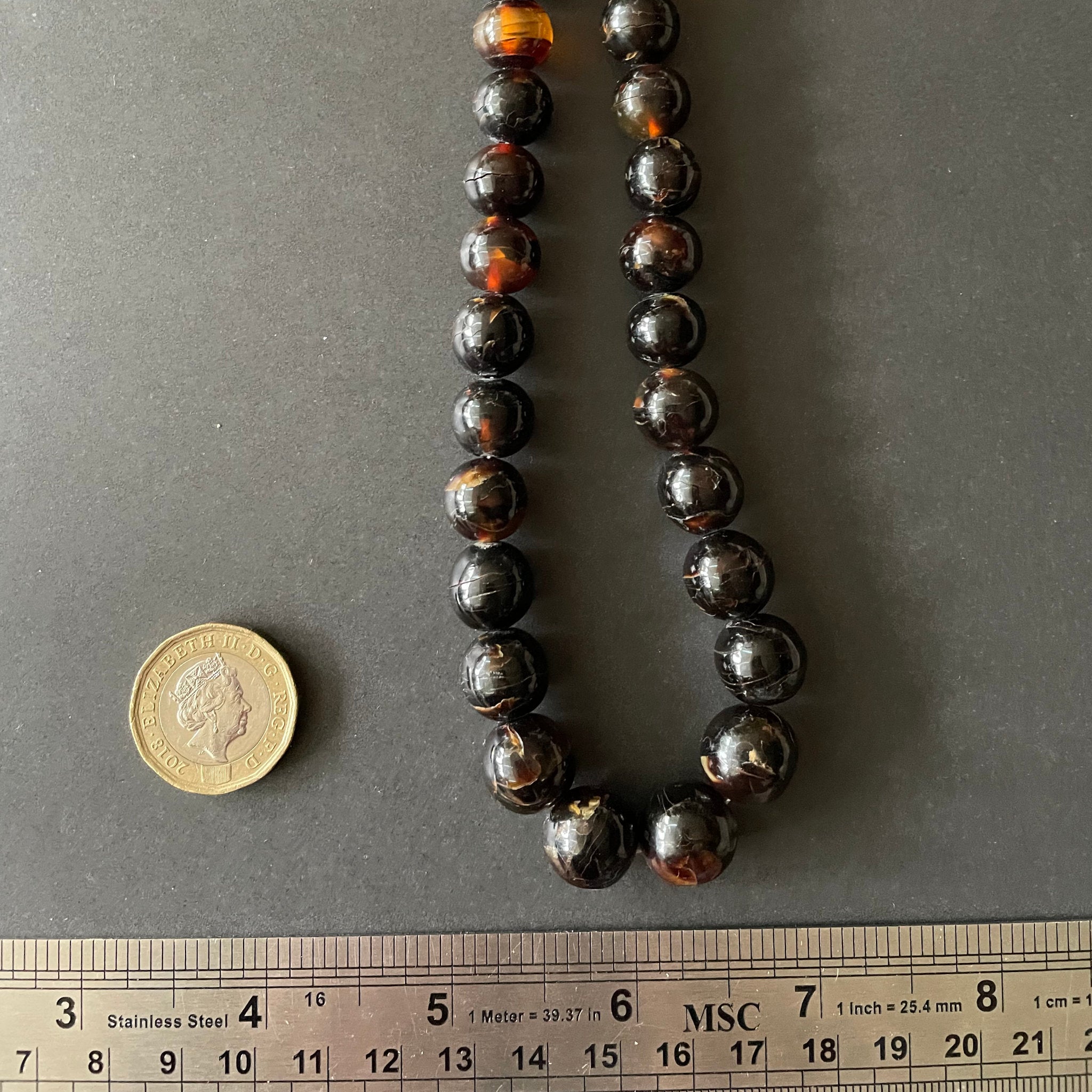 Honey, Honey Antique Tortoiseshell Necklace