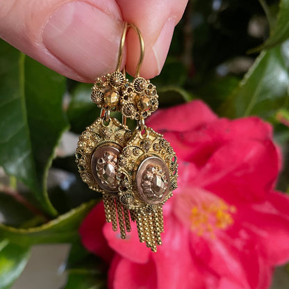 One in a Million Antique Gold Filigree Earrings