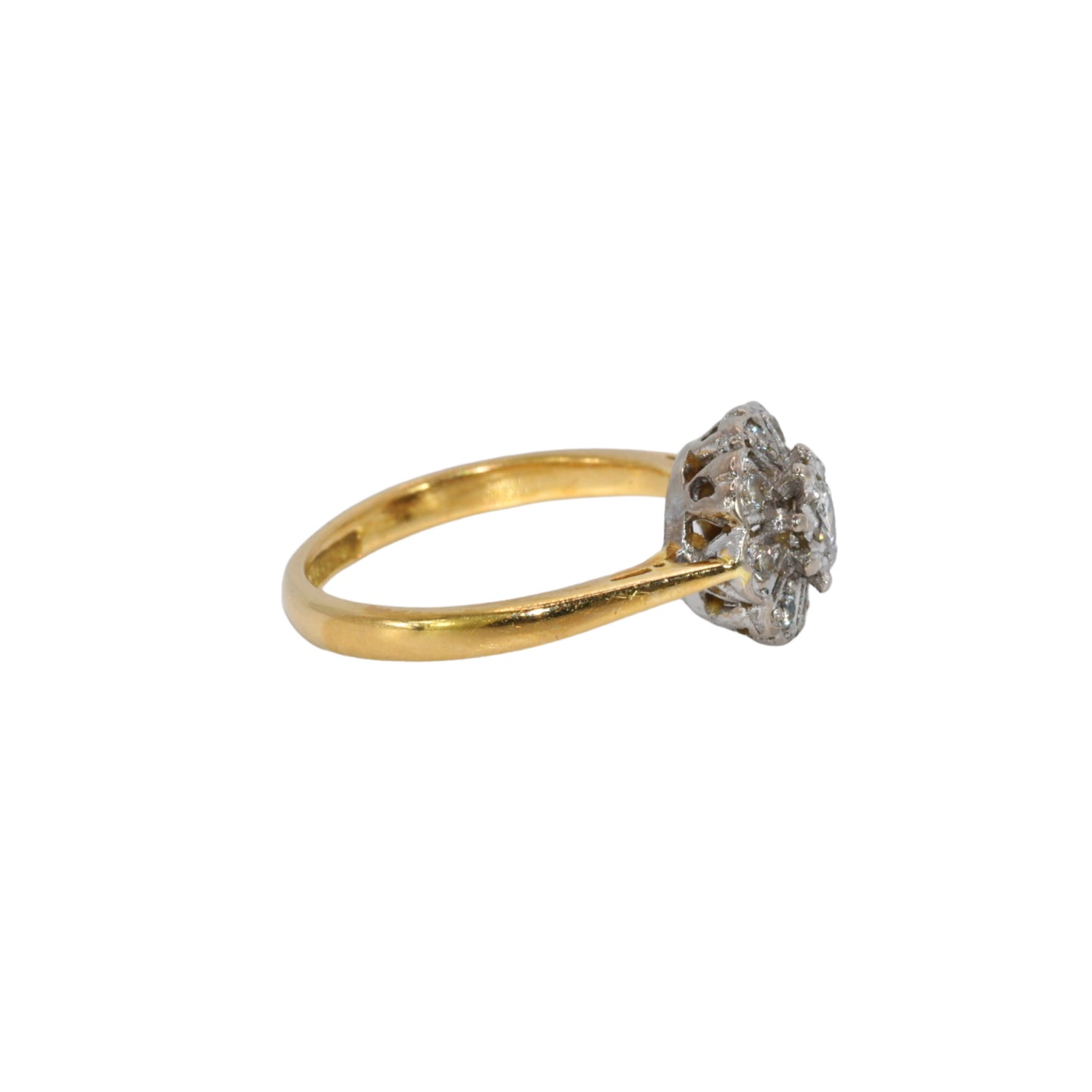 Daisy Jane Antique Diamond Cluster Ring