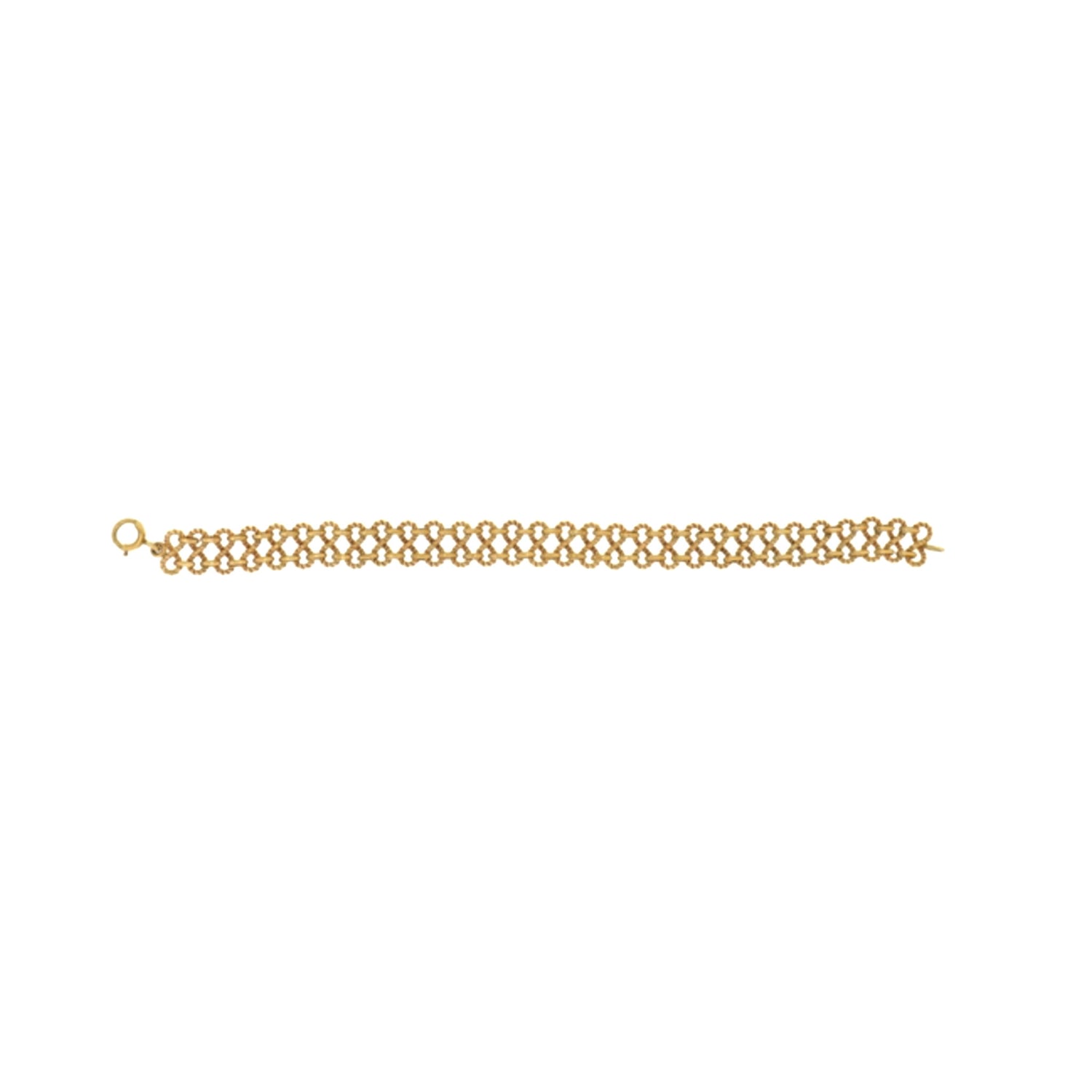 Eight Days a Week Figure of Eight Gold Bracelet