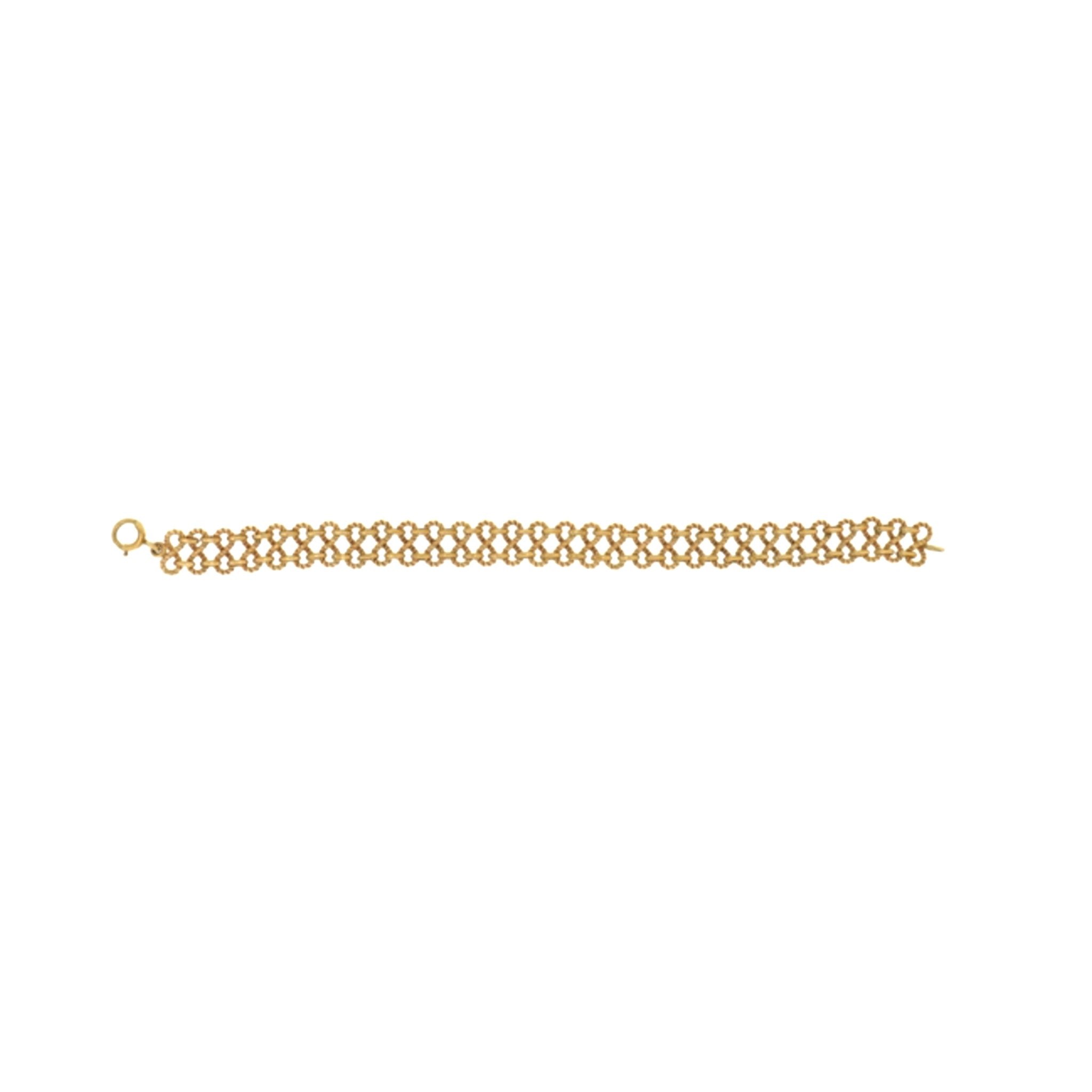Eight Days a Week Figure of Eight Gold Bracelet