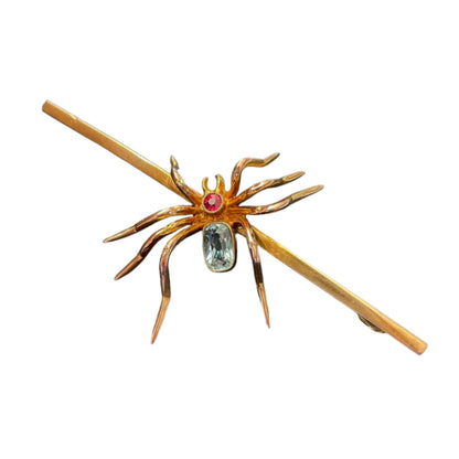 Mysterious Ways Victorian Spider Brooch